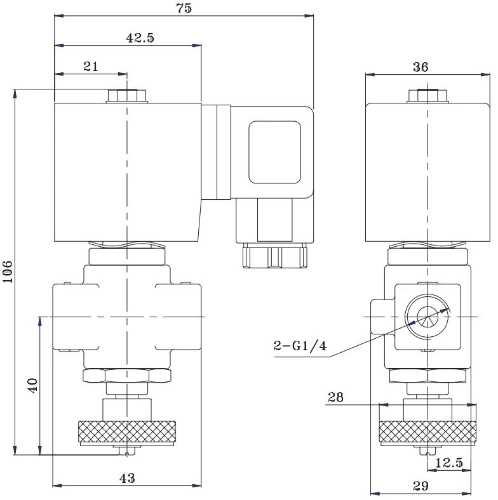 Manual Adjustable LPG Natural Gas Brass Solenoid Valve 1/4′′ 12VDC 24VDC 24VAC 110VAC 220VAC