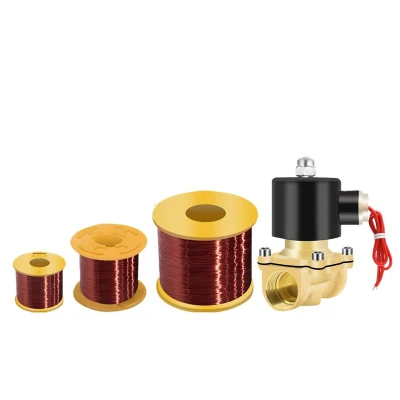 Bobina de válvula de agua de válvula solenoide de 2W para bobina de cobre 2W160-15 2W200-20 2W250-25 AC220V DC24V DC12V